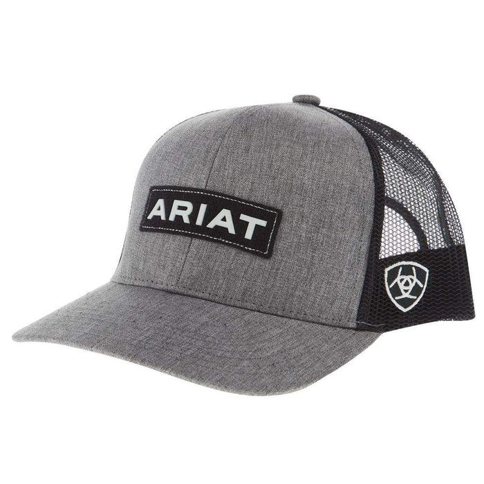 Ariat Men's Grey Snapback Logo Cap
