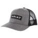 Ariat Men's Grey Snapback Logo Cap