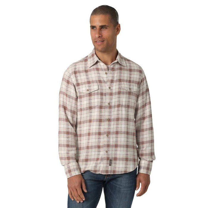 Wrangler Men's Premium Sleeve Button Down