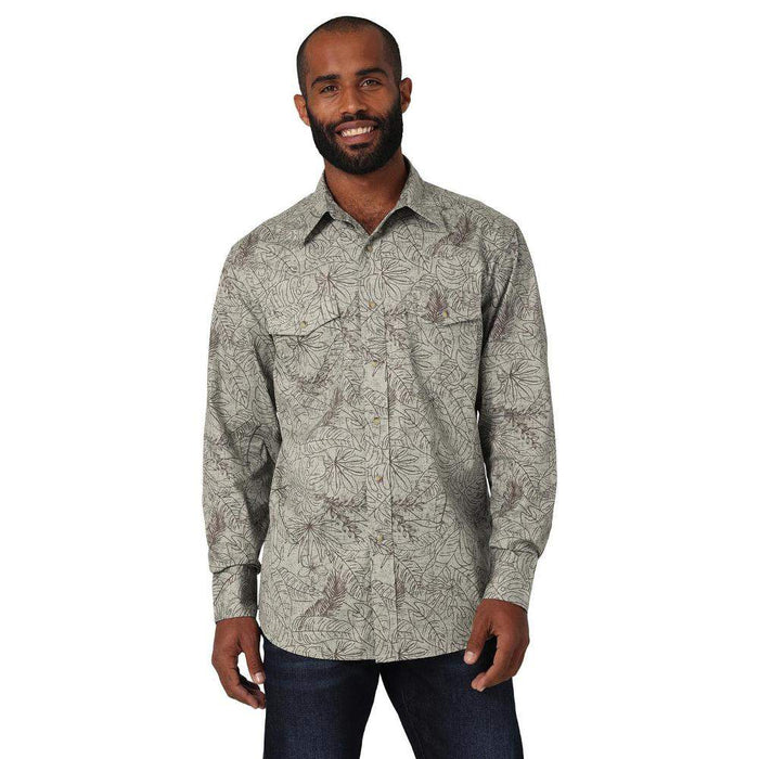 Wrangler Men's Coconut Cowboy Long Sleeve Shirt
