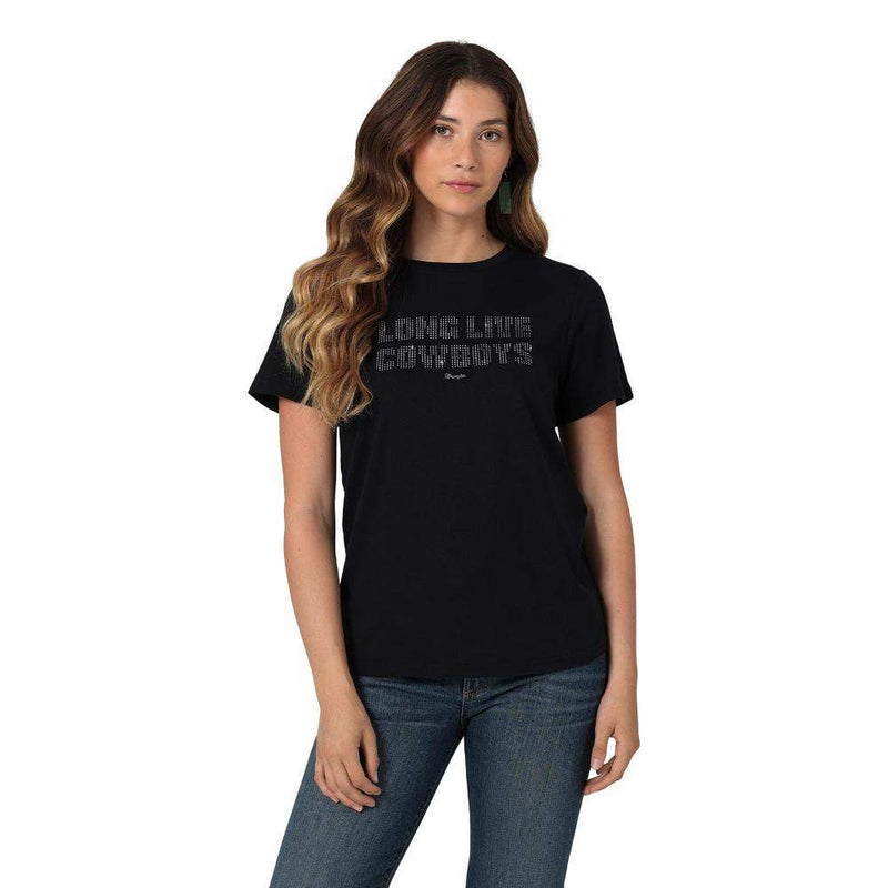 Wrangler Women's Long Live Cowboys Tee