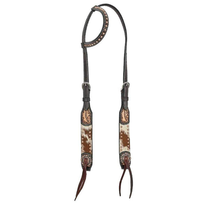Rafter T Ranch Company Cowhide Collection Single Ear Headstall