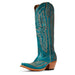 Womens Casanova Turquoise 16 In Top W/ Side Zip Cowgirl Boot
