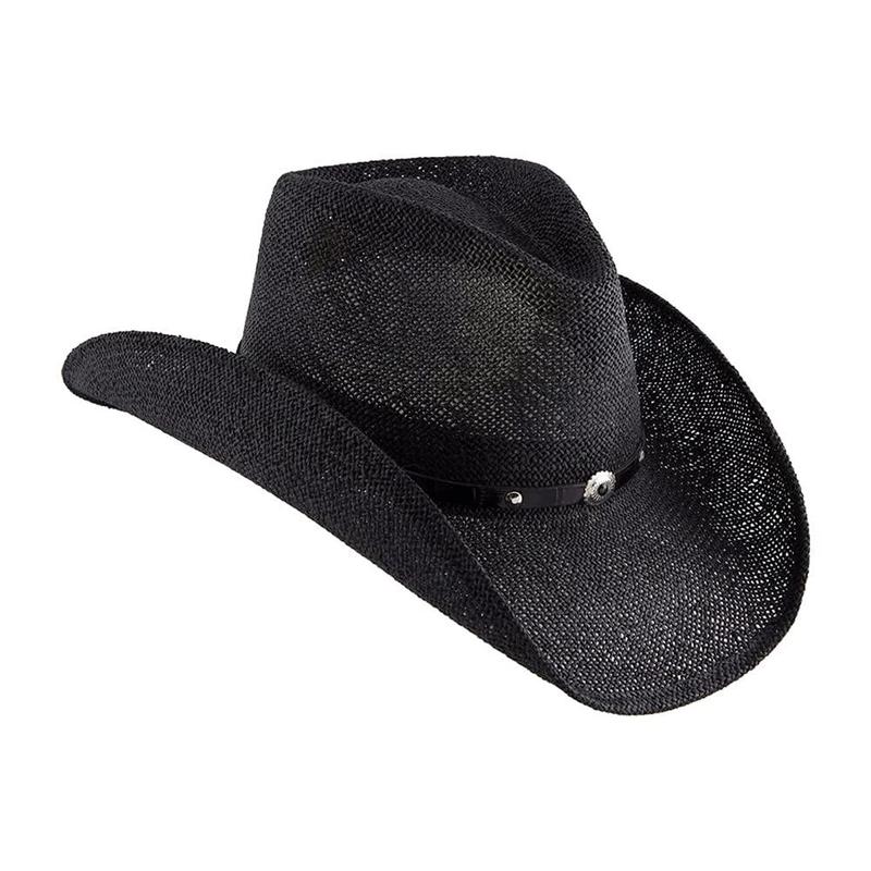 Onyx Black Summer Hat