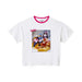 Wrangler x Barbie Women's Girlfriend Ringer White T-Shirt