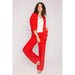 Pj Salvage Women's Red Cable Lounge Cardigan