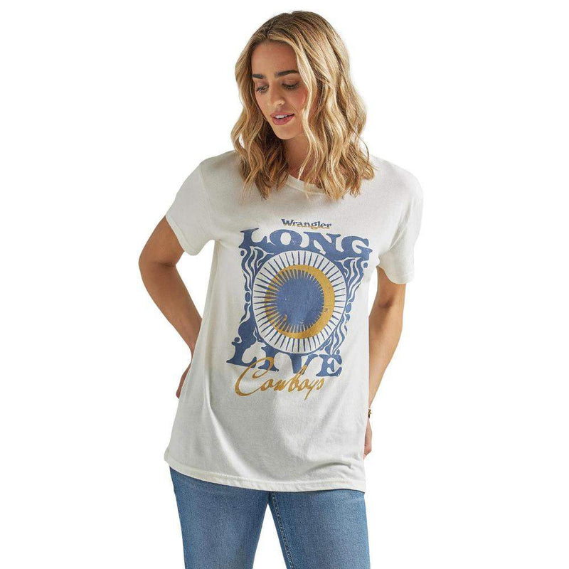 Women's Retro Boyfriend Long Live Graphic Tee