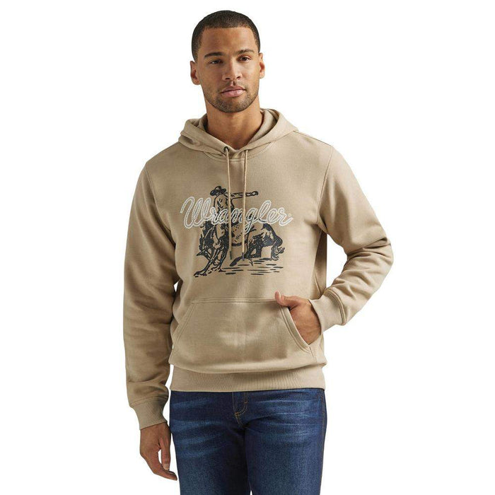 Wrangler Men's Tan Hoodie