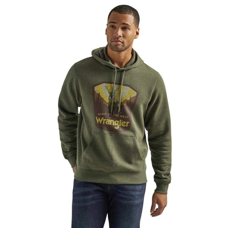 Wrangler Men's Deep Depths Heather Hoodie