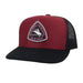 Hooey Summit Maroon and Black Cap