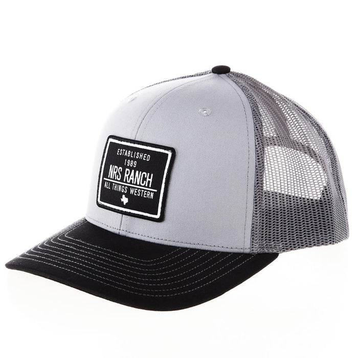 Ranch Grey and Black Cap