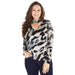 True Blue Women's Animal Print Top