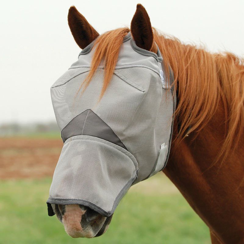 Crusader Long Nose Horse Fly Mask