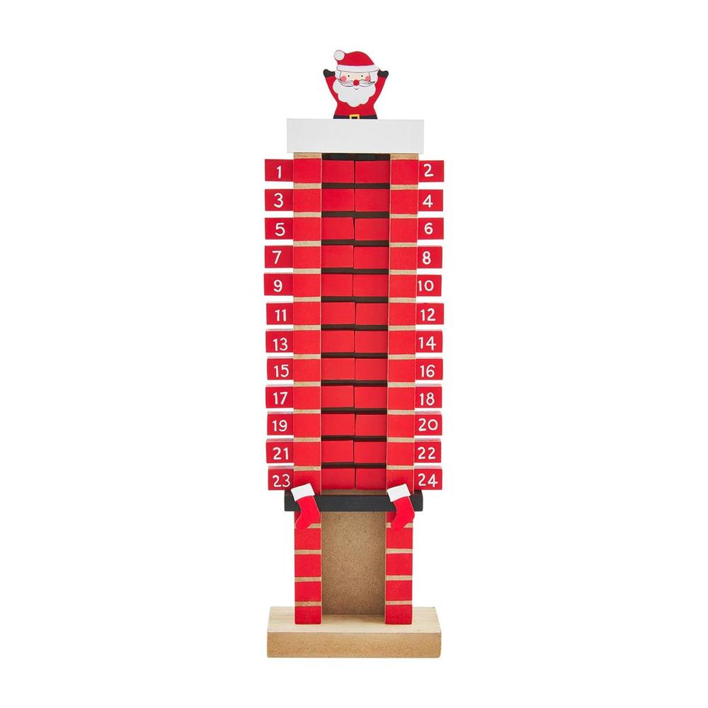 Mud Pie Santa Chimney Advent Calendar