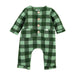 Green Waffle Baby Bodysuit