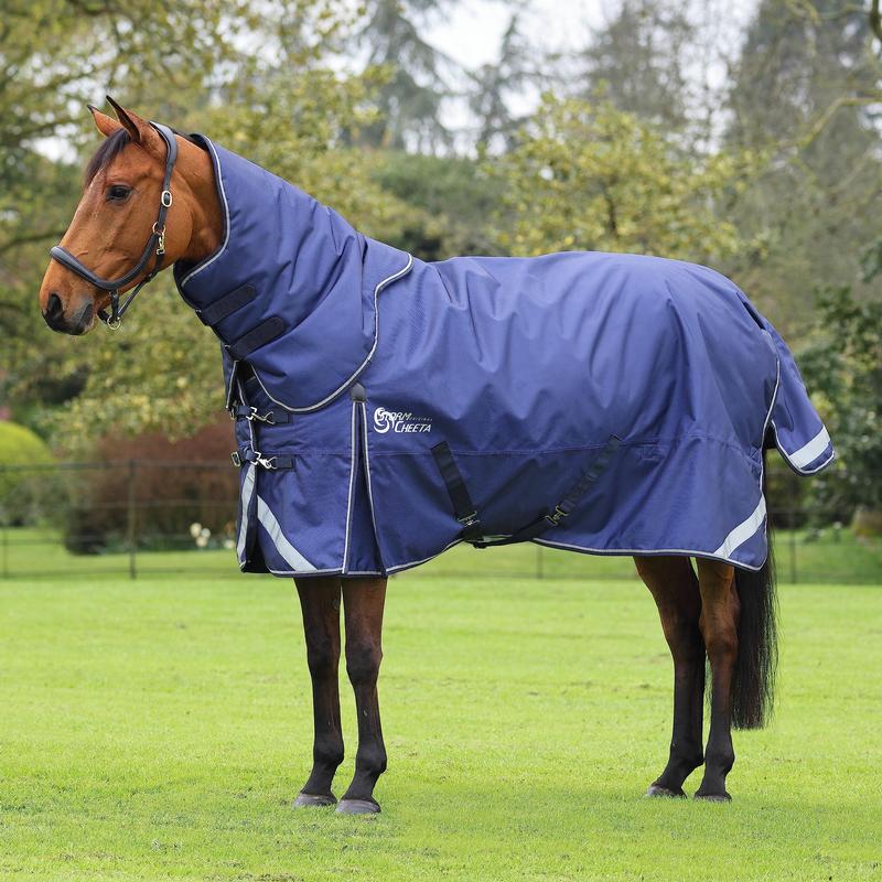 Shires Equestrian Stormcheeta 200G Horse Blanket and Detachable Hood N ...