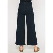 Entro Womens Ash Black Wide Leg Pants