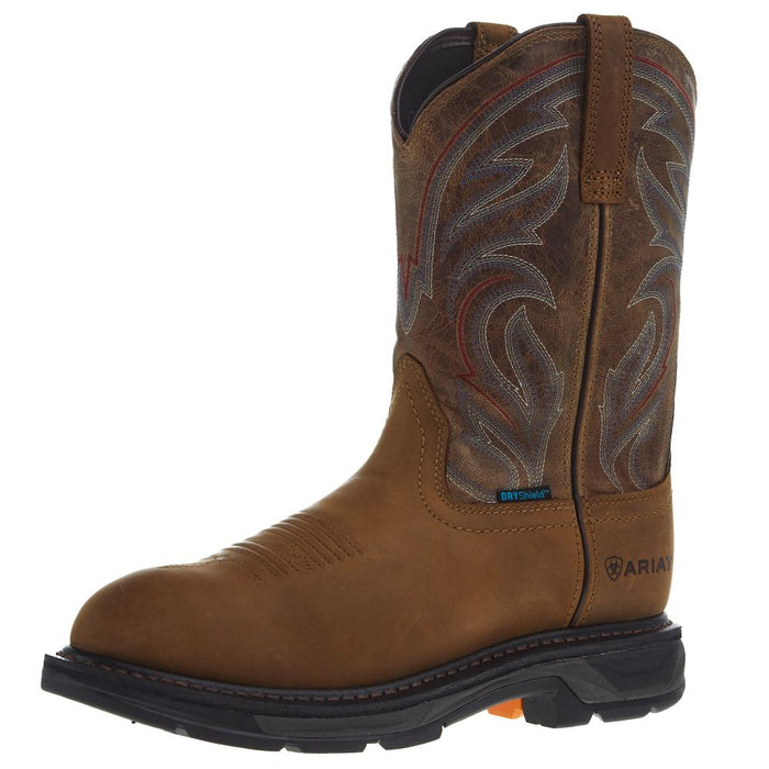 Men's Workhog XT H2O Distressed Bravo Brown Soft Toe Work Boot