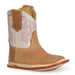 Roper Footwear Infants Maci Cream Velcro Closure Top Boot