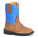 Roper Footwear Toddlers Crisscross Blue Side Zipper Top Boot