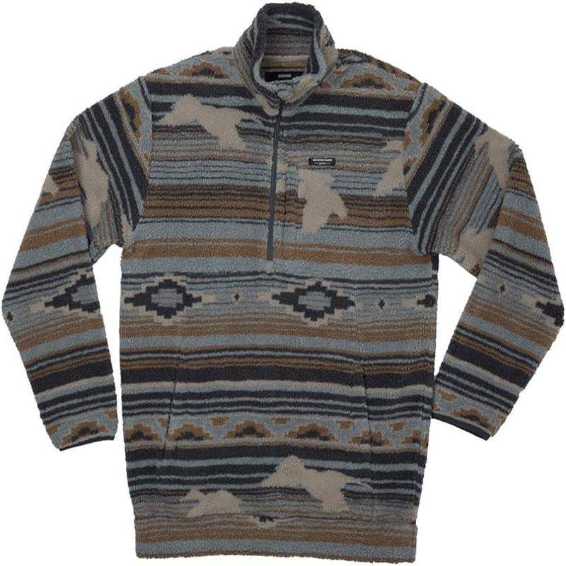 Southern Marsh Matagorda Rustic Fleece Pullover