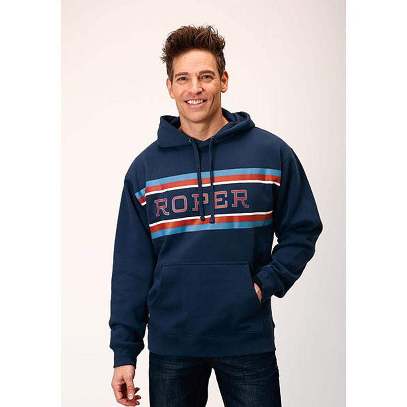 Roper Apparel Mens Navy Heathered Sweatshirt