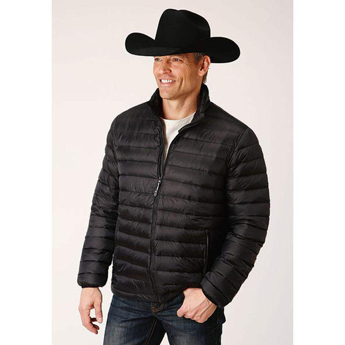 Roper Apparel MENS BLACK NYLON DOWN PROOF COATED