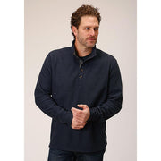 Mens Poly Bonded Sweater Knit Pullover