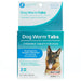 Dog Worm Chewable Tabs 45lb and Up 2ct