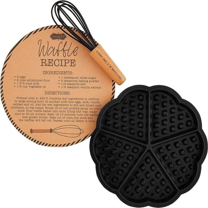 Waffle Mold/Whisk Set