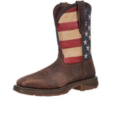 Mens Rebel 11 In Brown Top Work Boot