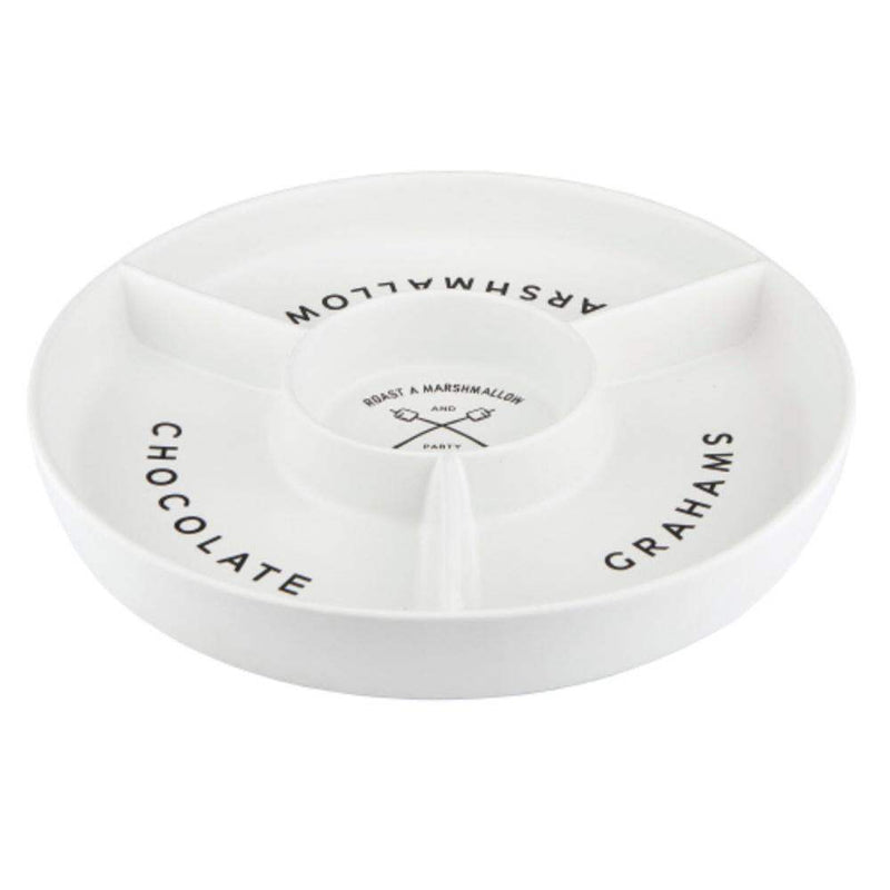 Creative Brands Ceramic S'mores Serving Tray