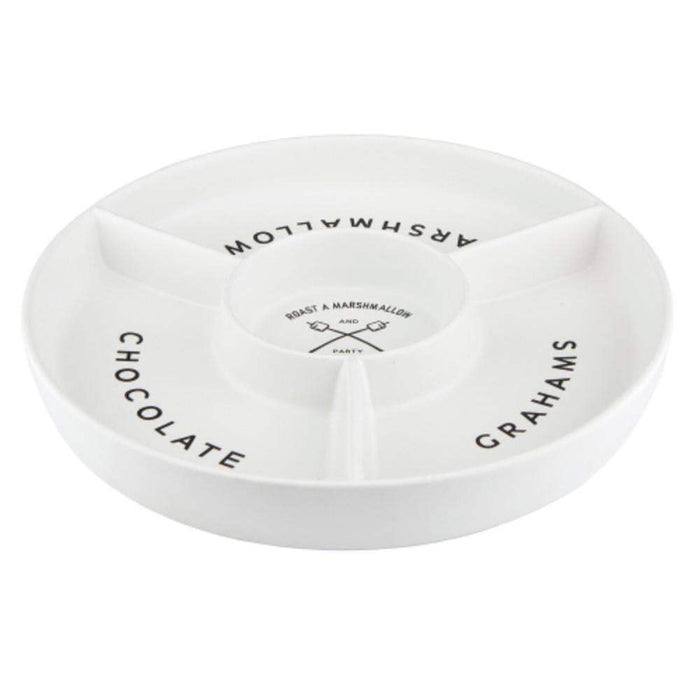 Creative Brands Ceramic S'mores Serving Tray