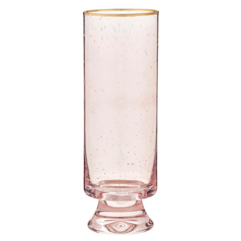 Blush Gold Rim Champagne Glass