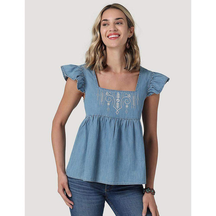 Wrangler Womens Denim Top