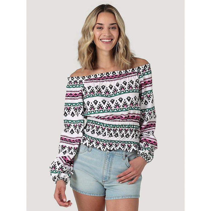 Wrangler Womens Off Shoulder Top