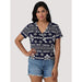 Wrangler Women's Cross Front Aztec Top