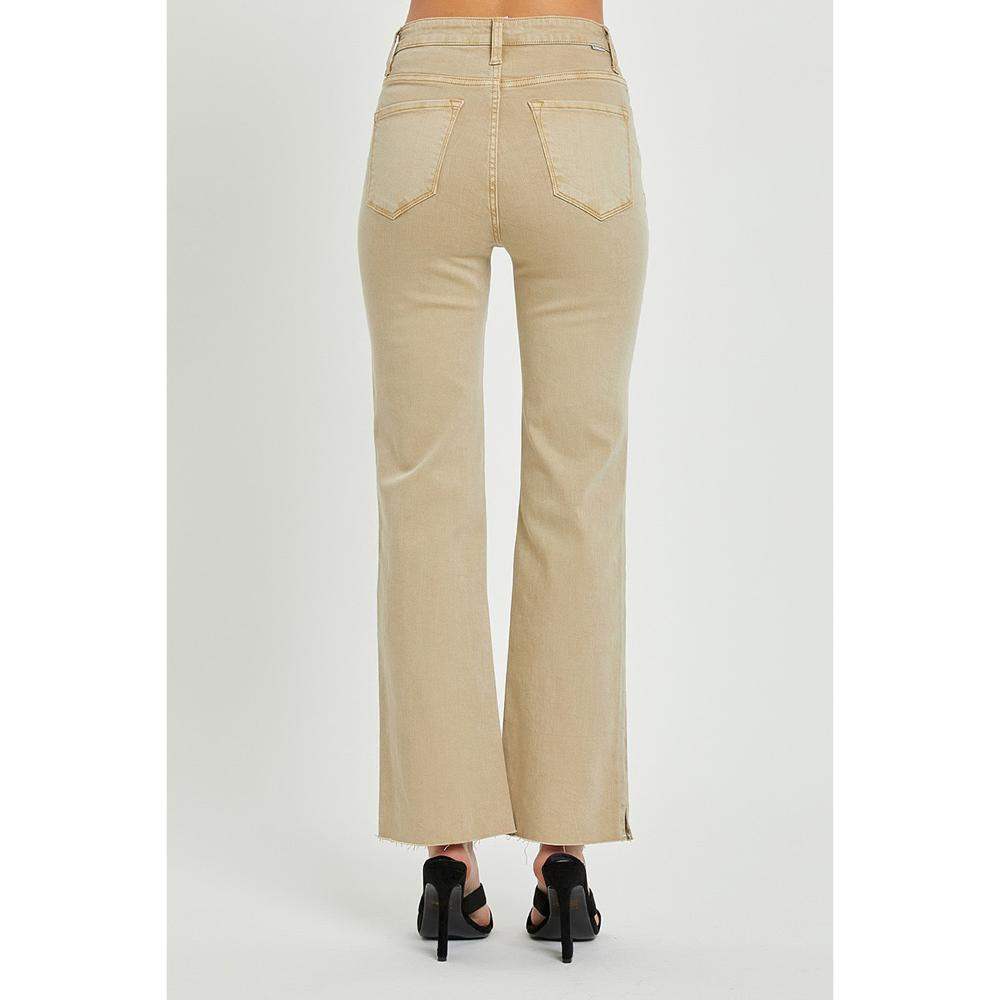 RISEN Olivia Tummy Control High Rise Ankle Palazzo Jeans Plus Size main image 1
