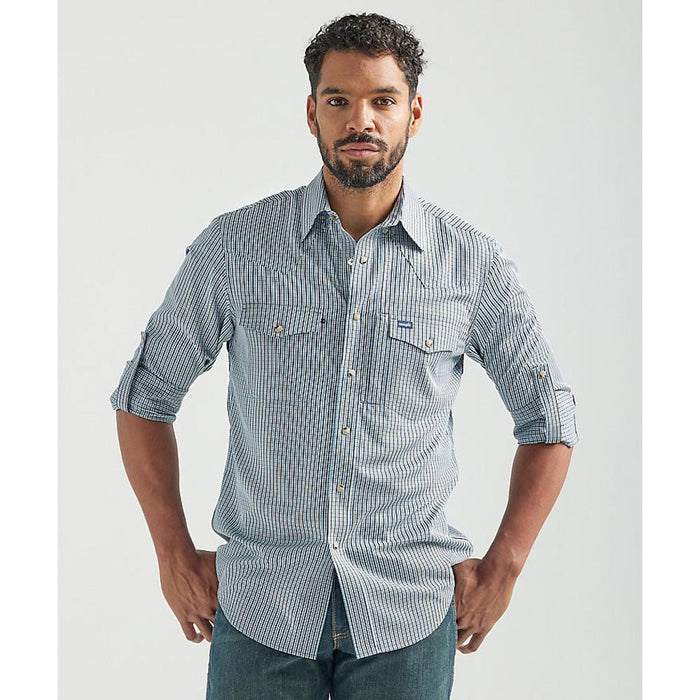 Mens Plaid Long Sleeve Shirt