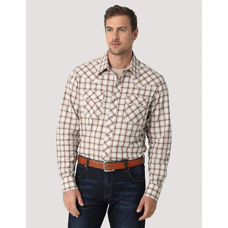 Mens Retro Plaid Shirt