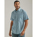 Wrangler Mens Wrinkle Resist Plaid Pearl Snap Western Shirt