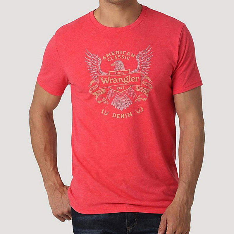 Wrangler Mens American Classic Eagle Tee Shirt