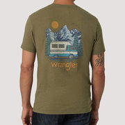 Wrangler Mens Vintage Outdoor Camper TShirt