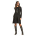 Panhandle Womens LS knit swing dress