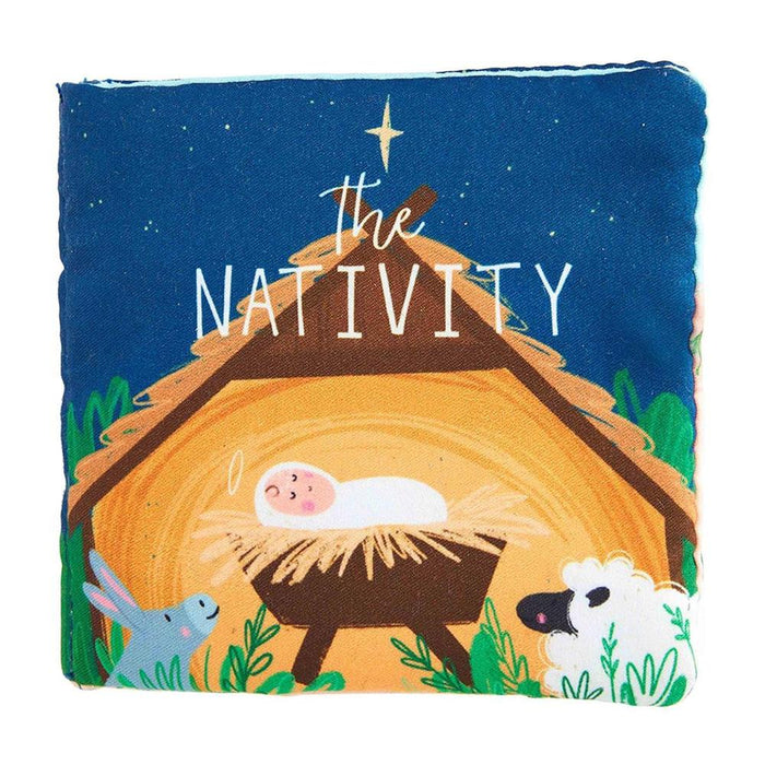 Nativity Book and Singing Baby Jesus Set