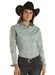 Panhandle Womens Distress South West Long Sleeve Snap
