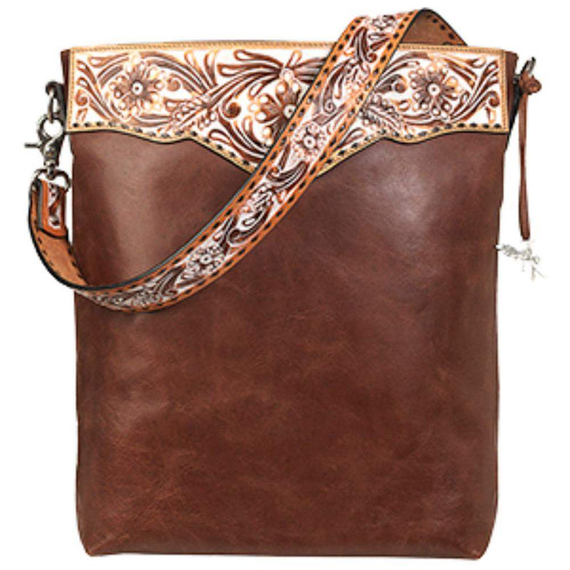 White Washed Daisy Large Crossbody