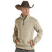 Mens Knit Melange Pullover