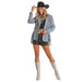 Rock & Roll Denim Women's Fringe Blazer