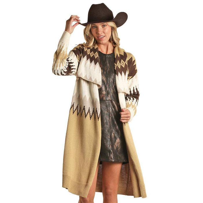 Rock & Roll Denim Women's Oversized Cardigan